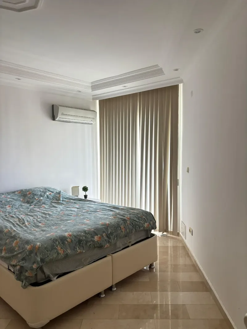 Sea-view furnished 2+1 apartment in Tosmur, 600m from beach