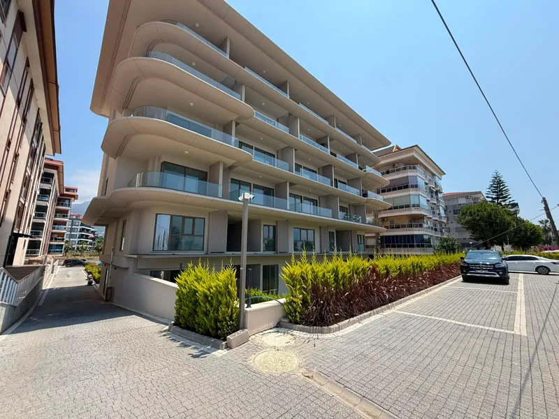 Sea-view 2+1 duplex in Kestel, 5th floor