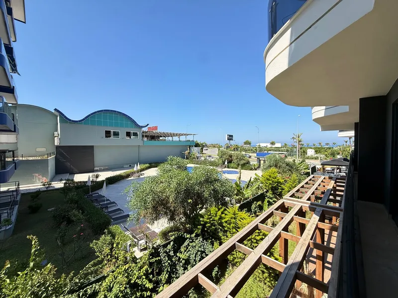 2+1 duplex with private garden in Kargıcak